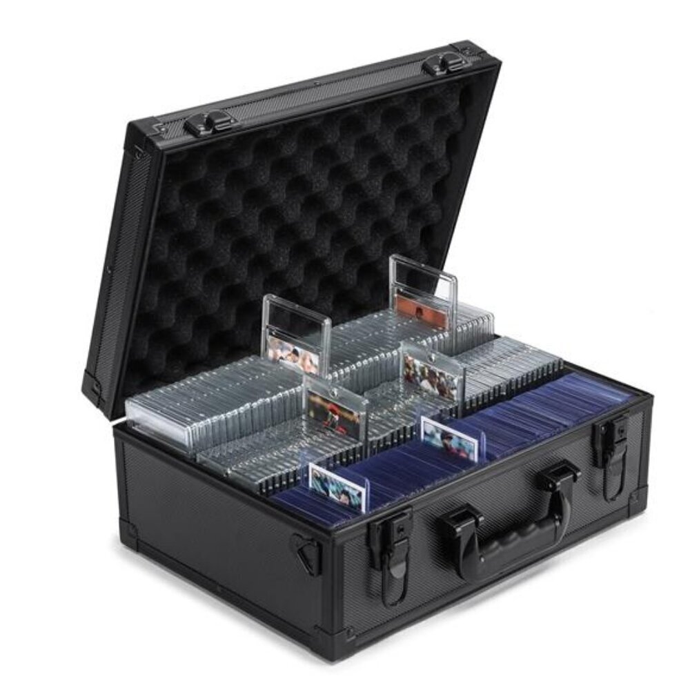Trading Card Storage Box 600 Capacity Magnetic Organizer